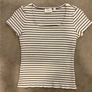Cyrus Monochrome Striped Tee